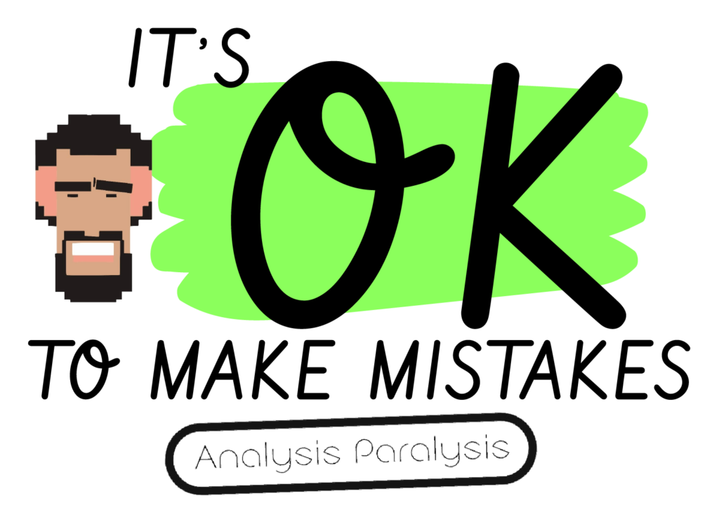It's ok to make mistakes sticker